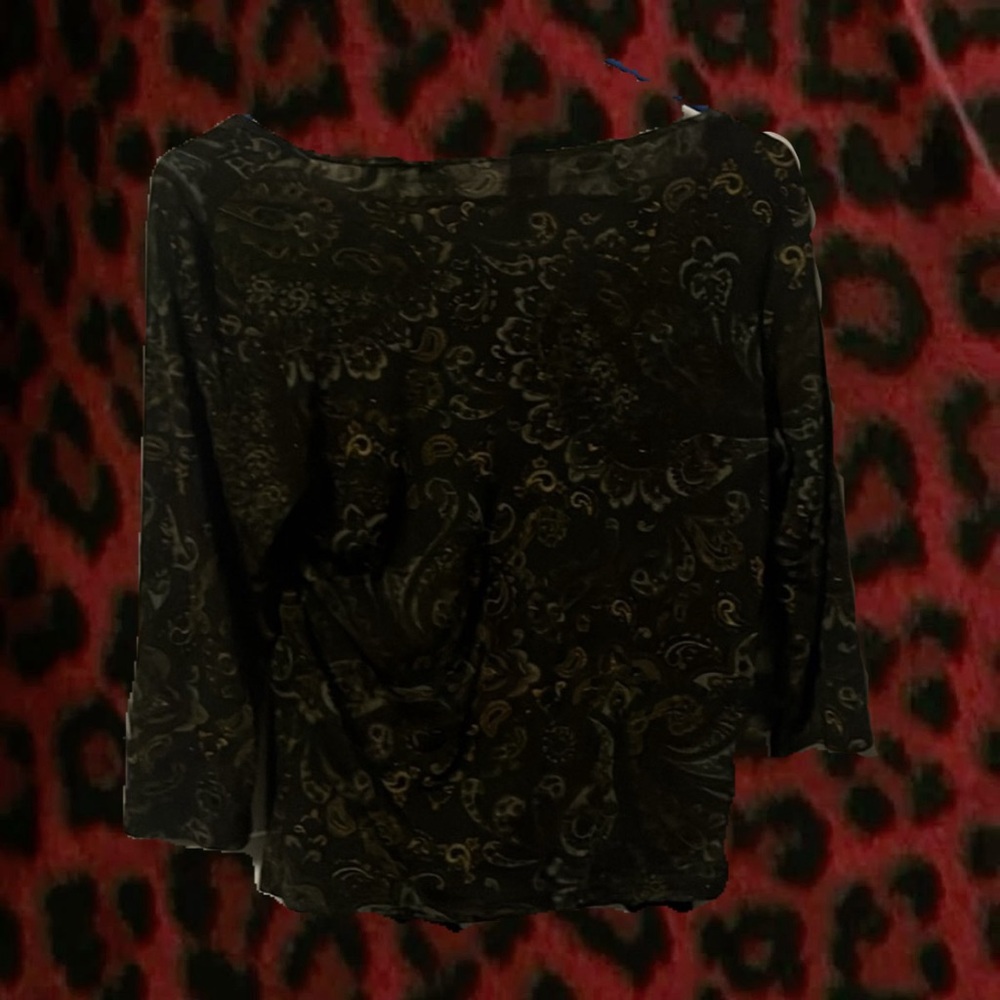 PS whimsigoth Vintage 90s Sheer Witchy Shirt - Picture 2 of 2